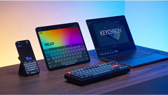 Keychron K6 Pro Wireless Gaming Mechanical Keyboard 65% with Custom Brown switches and RGB lighting (English US)