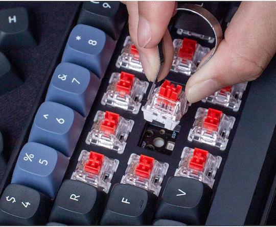 Keychron K6 Pro Wireless Gaming Mechanical Keyboard 65% with Custom Brown switches and RGB lighting (English US)