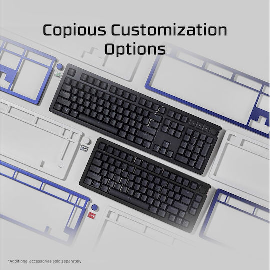 HyperX Alloy Rise Gaming Mechanisches Tastatur mit HyperX Rot Schaltern und RGB Beleuchtung (Englisch US)