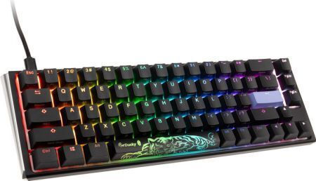 Ducky One 3 SF Classic Gaming Mechanical Keyboard 65% with Cherry MX Silent Red switches and RGB lighting (English US)
