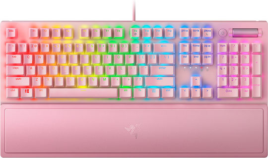 Razer BlackWidow V3 Gaming Mechanical Keyboard with Razer Green switches and RGB lighting (English US) Pink