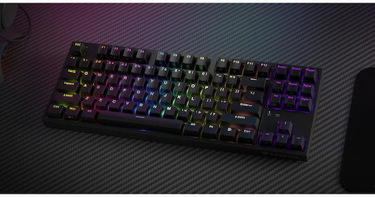 Genesis Thor 404 Gaming Mechanical Keyboard Tenkeyless with Gateron Yellow switches and RGB lighting (English US)