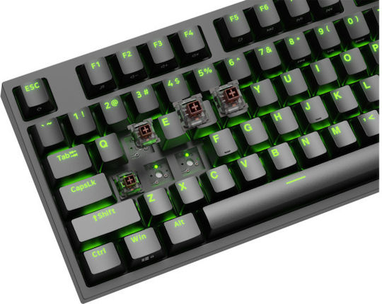 Genesis Thor 404 Gaming Mechanical Keyboard Tenkeyless with Kailh Box Brown switches and RGB lighting (English US)