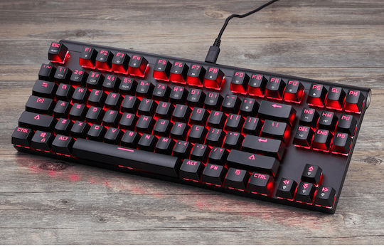 Motospeed CK101 Гейминг Механична Клавиатура Tenkeyless с Outemu Red Суичове и RGB Осветление (Английски US)