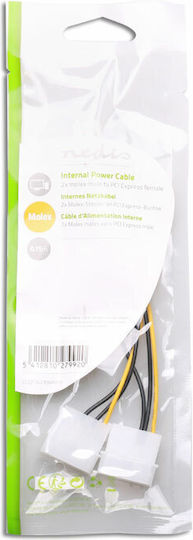 Nedis 4-Pin Molex - 6-Pin PCIe Cable 0.15m Πολύχρωμο CCGP74210VA015