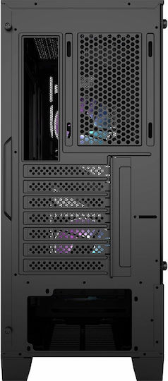 MSI MAG Forge 100R Gaming Midi Tower Κουτί Υπολογιστή με Πλαϊνό Παράθυρο και RGB Φωτισμό Μαύρο