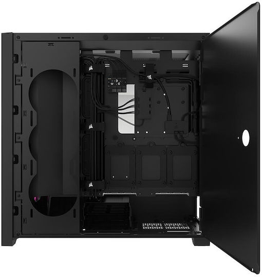Corsair 5000D RGB Airflow Gaming Middle Tower Carcasă Calculator cu Fereastră Laterală Negru