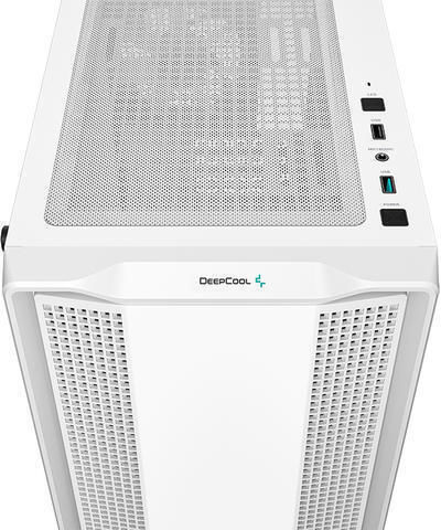 Deepcool CC360 ARGB Геймърско бюро Мини кула Компютърна кутия със страничен прозорец Бял