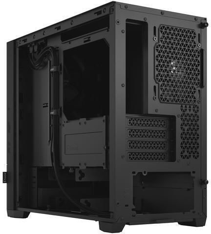 Fractal Design Pop Mini Silent Mini Tower Computer Case Black Solid