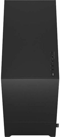 Fractal Design Pop Mini Silent Mini Tower Computer Case Black Solid