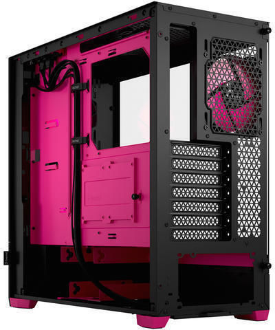 Fractal Design Pop Air Gaming Mini Tower Κουτί Υπολογιστή με Πλαϊνό Παράθυρο και RGB Φωτισμό RGB Magenta Core