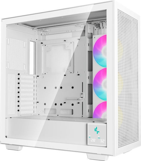 Deepcool Morpheus Gaming Full tower Carcasă Calculator cu Fereastră Laterală Alb