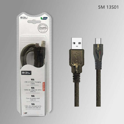 SGL 5m Regular USB 2.0 to micro USB Cable (097381)