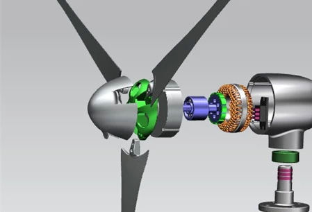 Wind Turbine with 400W Rated Power