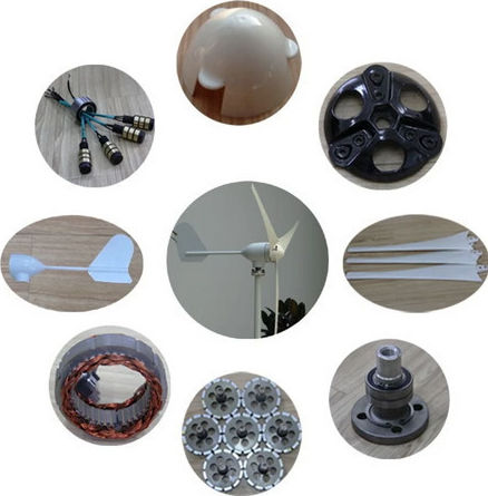 Wind Turbine with 400W Rated Power