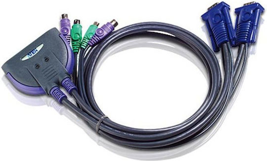Aten Καλώδιο KVM CS-62S 0.9m +CAB