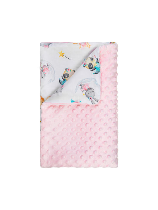 Lulando Blanket Nursery Swaddling Blankets Pink 75x100cm.