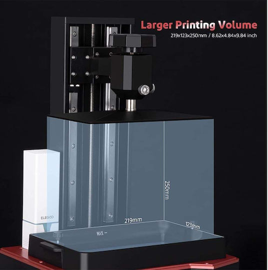 Elegoo Saturn 2 Αυτόνομος 3D Printer Ρητίνης με Σύνδεση USB