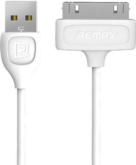 Remax Lesu RC-050i4 USB to 30-Pin Cable Λευκό 1m