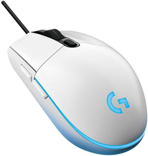 Logitech G102 Lightsync RGB Gaming Ποντίκι 8000 DPI Λευκό