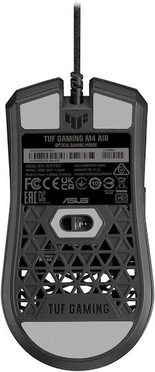 Asus TUF Gaming M4 Air Gaming Ποντίκι 16000 DPI Μαύρο
