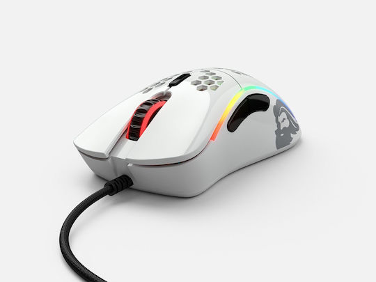 Glorious PC Gaming Race Model D RGB Gaming Ποντίκι 12000 DPI Glossy White