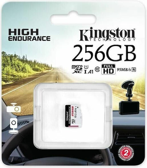 Kingston Endurance microSDXC 256GB U1 V10 A1 UHS-I 95MB/s