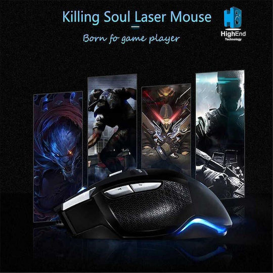 Aula Killing The Soul S12 RGB Gaming Mouse 3500 DPI Black