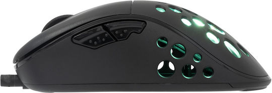White Shark GM-5013 RGB Gaming Mouse 12800 DPI Azrael Black