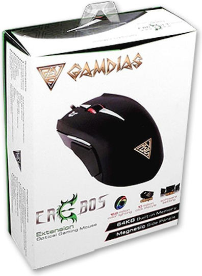 Gamdias Erebos Gaming Mouse 3500 DPI Negru