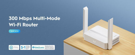 Cudy WR300 v1 Ασύρματο Router Wi‑Fi 4 με 2 Θύρες