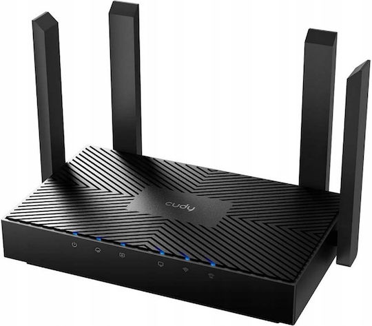 Cudy WR3000 v1 Ασύρματο Router Wi‑Fi 6 με 3 Θύρες Gigabit