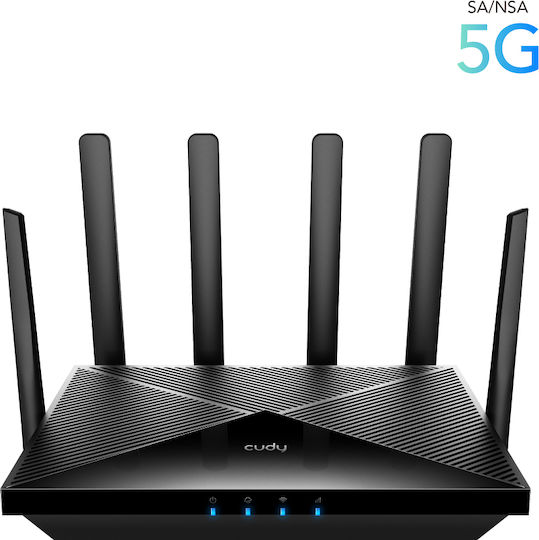 Cudy WR3000 v1 Ασύρματο Router Wi‑Fi 6 με 3 Θύρες Gigabit