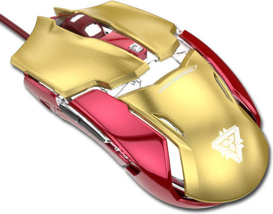 E-Blue Iron Man Rüstung Gaming Maus 4000 DPI Mehrfarbige