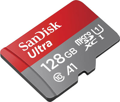 Sandisk microSDXC 128GB Class 10 U1 A1 UHS-I with Adapter