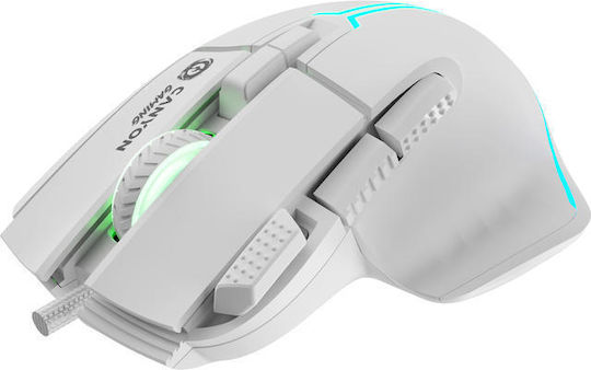Canyon Fortnax GM-636 RGB Gaming Ποντίκι 20000 DPI Λευκό