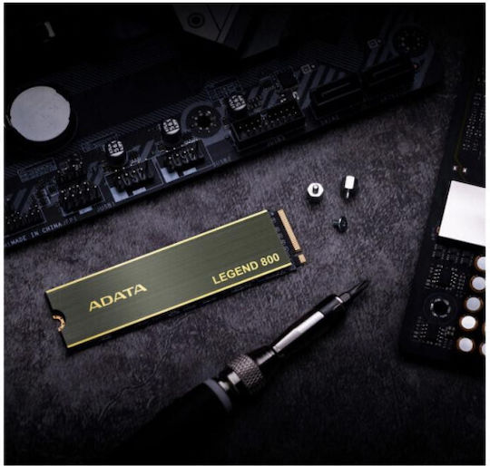 Adata Legend 800 SSD 500GB τύπου M.2 με σύνδεση PCI Express 4.0 ALEG-800-500GCS