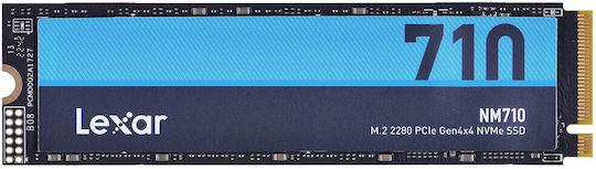 Lexar NM710 SSD 1TB Тип M.2 Със Свързване PCI Express 4.0 LNM710X001T-RNNNG