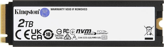 Kingston Fury Renegade cu Radiator SSD 2TB tip M.2 cu Conexiune PCI Express 4.0 și Radiator Compatibil cu PS5 SFYRDK/2000G