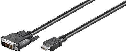 The Sssnake Cable DVI-D male - HDMI male 2m