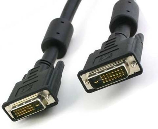 Powertech Cable DVI-I male - DVI-I male 1.5m (CAB-DVI001)