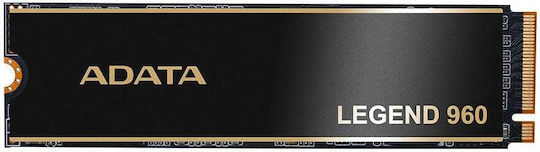 Adata Legend SSD 2TB τύπου M.2 με σύνδεση PCI Express 4.0 και Ψύκτρα (PS5 Compatible) ALEG-960-2TCS