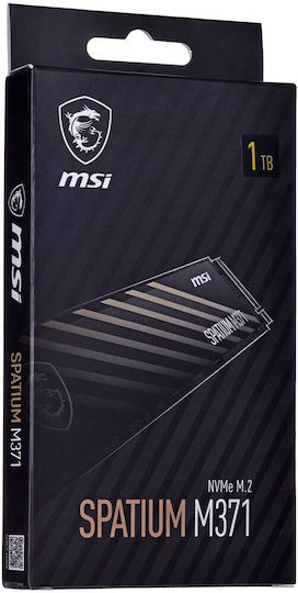 MSI Spatium M371 SSD 1TB Typ M.2 Mit PCI Express 3.0 Verbindung