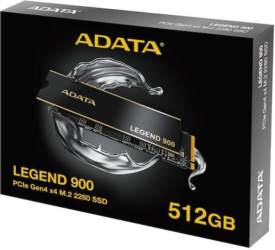 Adata Legend 900 SSD 512GB M.2 PCI Express 4.0 PS5 Compatible SLEG-900-512GCS