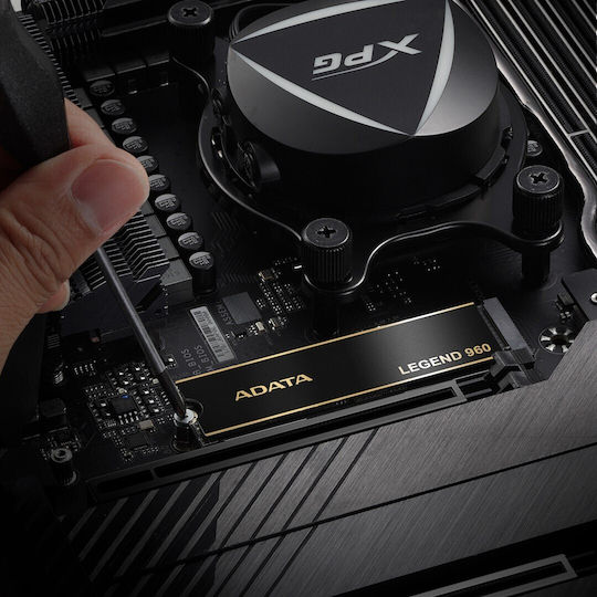 Adata Legend SSD 2TB τύπου M.2 με σύνδεση PCI Express 4.0 και Ψύκτρα (PS5 Compatible) ALEG-960-2TCS