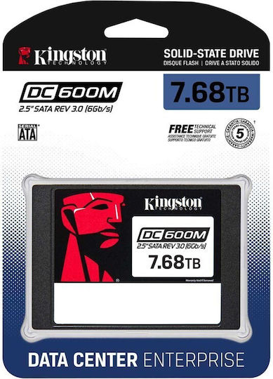 Kingston DC600M SSD 7.7TB 2.5'' Type with SATA III Connection SEDC600M/7680G