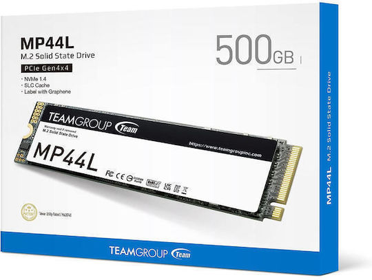 TeamGroup MP44L SSD 500GB Тип M.2 с Връзка PCI Express 4.0 TM8FPK500G0C101