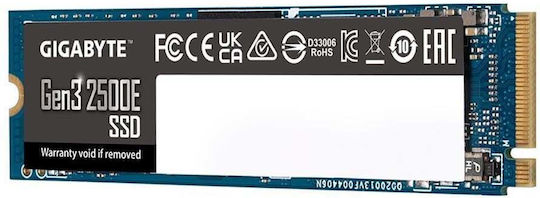 Gigabyte Gen3 2500E SSD 500GB M.2 Type with PCI Express 3.0 Connection G325E500G