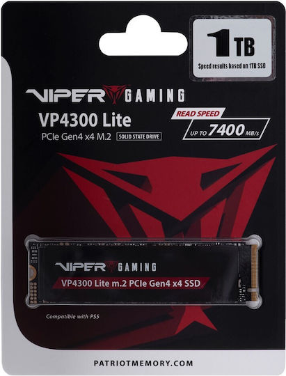 Patriot Viper P320 SSD 512GB M.2 Type with PCI Express 3.0 Connection P320P512GM28