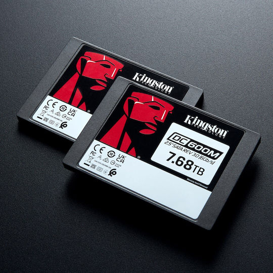Kingston DC600M SSD 7.7TB 2.5'' Type with SATA III Connection SEDC600M/7680G